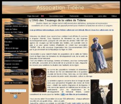 site de l'ONG Tidène